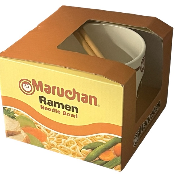 NEW Maruchan Ramen Smiley face Ceramic Bowl Mad Engine New In Box - Picture 6 of 9